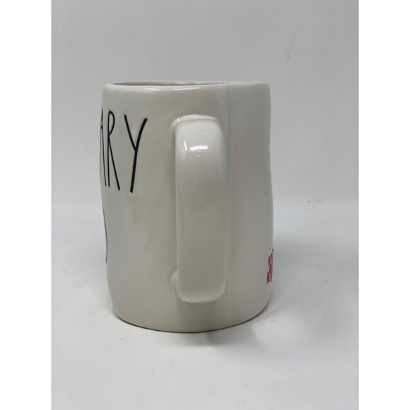 Rae Dunn MILITARY DAD Mug Large Coffee Cup Ceramic Magenta LL Farmhouse Gift Whi - Picture 4 of 8